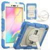 Para Samsung tab A8 T290 funda protectora de contraste colorido T500 soporte giratorio T307 funda protectora