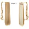 Peruca Rabo de Cavalo Velcro Cabelo Longo Feminino Trança Tira Enrolar Peruca Cabelo Liso Cabelo Cacheado Rabo de Cavalo