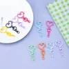 Llavero de Corazón Pintado Colorido Llavero Creativo Lindo Lanyard Cadena para Teléfono Colgante Accesorios Venta al por Mayor