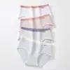 Calcinhas femininas de algodão puro gaze para bebê Classe A, cintura média, entrepernas estendido 10A antibacteriano, 100% algodão, atacado