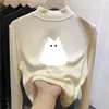 Camiseta de manga larga para niña, nueva colección otoño/invierno 2026, capa base infantil con forro polar, ropa interior térmica cálida, top casual