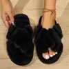 Pantuflas de Piel con Estampado de Leopardo Transfronterizas para Mujer Otoño Nuevo Estilo Francés Suela Plana Cómodas de Celebridad de Internet Hogar Pantuflas de Felpa de Algodón