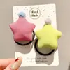 Goma para el Cabello de Color Caramelo con Volantes de Dopamina para Mujer, Banda de Goma Duradera de Alta Elasticidad para Peinado de Moño, Accesorio para el Cabello de Cola de Caballo