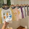 Camisetas de Manga Larga para Niños y Niñas Ropa de Otoño 2026 Nuevos Tops Elegantes de Bebé con Lazo y Dibujos Camisetas Básicas para Niños Otoño