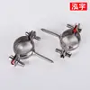 Soporte de tubería autoperforante al por mayor soporte de fijación de tubería con tornillo personalizado engrosado Aro de abrazadera de tubería de acero inoxidable 304