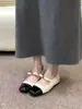 Sapatos Mary Jane pretos que aumentam a altura em estilo Chanel, sapatos femininos, novos sapatos de outono para o trabalho, sapatos de balé para a noite