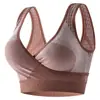 Sem Aro Sexy Costas Bonitas Push-Up À Prova de Choque Tomara que Caia Roupa Íntima Corrida Yoga Fitness Conjunto de Sutiã Esportivo Atacado
