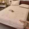 Funda de colchón de seda de morera antibacteriana Clase A, funda de colchón de lana delicada, suave y cómoda, adecuada para dormir sin ropa, protector de colchón, cubierta de cama