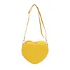 Bolso Cuadrado de Hombro Cruzado de Color Contrastante con Textura Simple Personalizada de Corazón de Durazno Lindo Tendencia Nueva 2026 Moderno