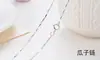 Cadena de Plata de Ley 925 Extensible Sin Colgante, Collar de Plata Pura para Mujer, Cadena para Clavícula, Cadena Sola Desnuda, Cadena para Suéter
