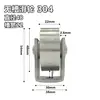 Polea con rodamiento de acero inoxidable 304, polea fija para cable de acero, rueda con ranura tipo HUV, rueda para riel, rueda para puerta corredera colgante