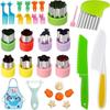 Gran oferta de Amazon: moldes para galletas de acero inoxidable de 25 piezas, herramientas de repostería para niños, con estampado de dibujos animados, para cortar frutas