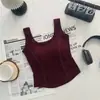 Camisola Dulce y Picante 2025 con Copas para Mujer, Usable como Capa Exterior o Ropa Interior, Chaleco Superior Cálido para Niñas Jóvenes