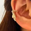 Arete de Oreja de Concha de Estrella de Mar Pinza para Oreja Transfronteriza para Orejas sin Perforar Pendiente para Vacaciones en la Playa para Mujeres No Requiere Perforación Accesorios Estilo Marino