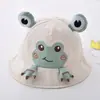Gorro para Bebé 2023 Primavera y Otoño Sombrero de Pescador Rana para Niños Sombrero de Cubo Delgado Sombrero Lindo con Protección Solar para Niños
