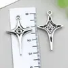1 Novo Pingente de Lua Estrela Nuvem em Liga de Prata Antiga Pingente para Pulseira Colar DIY Acessórios de Joias