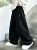 Pantalones Cargo de Pierna Ancha para Niños de Primavera y Otoño, Pantalones Deportivos Sueltos Casuales, Pantalones de Chándal de Color Sólido de Moda para Niños Mayores en Otoño