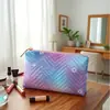 Bolsa de Almacenamiento para Cosméticos de Viaje, Neceser Portátil de Algodón Suave de Alta Gama, Neceser Impermeable para Mujer, Gran Capacidad