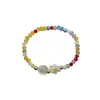 Pulsera Vibrante de Arcoíris con Cuentas para Verano, Diseño Versátil con Contraste de Colores Frescos, Ideal para el Uso Diario, Estilo Femenino, Lujo Ligero, Pulsera de Nicho