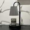 Nueva lámpara de mesa de aromaterapia negra sin llama transfronteriza, lámpara regulable para derretir cera de aceite esencial, lámpara de mesa para ambiente de dormitorio