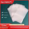Saco Ziplock de PE personalizado, saco plástico transparente para embalagem, saco selado espesso, saco de osso, bolsa para joias, saco selado de PE no atacado