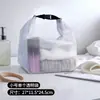 Bolsa de tocador impermeable, gran capacidad, bolsa con cordón de separación seca y húmeda, bolsa de almacenamiento para exteriores para hombres y mujeres, natación, fitness, viajes