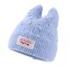 Gorro de Punto con Orejeras de Piel Sintética de Visón Lindo Transfronterizo Estilo Loverboy Cálido de Invierno Engrosado Gorro de Punto Gorro Hip-Hop Tendencia