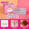 Mesa para Romper Huevos, Mesa de Ajedrez y Cartas, Mesa Cuadrada, Mesa Plegable Portátil de Plástico, Mesa de Mahjong, Mesa para Jugar al Aire Libre