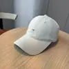 Boné de Baseball Simples Pequeno com Letras Estilo Coreano Novo para Homens e Mulheres, Algodão Puro, Proteção Solar para Todas as Estações, Boné Bico de Pato Emagrecimento Facial, Bloqueador Solar