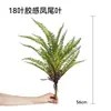Plantas Verdes de Simulación Planta de Helecho Mampara de Pared Paisajismo Flores y Césped Artificial Decoración de Arreglo Floral Flor Césped Verde Tallo Único Flor de Plástico Tejido