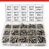 Juego de Tornillos y Tuercas de Acero Inoxidable 304 Tornillos de Cabeza Plana Phillips Tuercas Arandelas Combinación de Juego de Tornillos para el Hogar