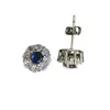 Versa principios de verano nuevo Margarita Esmeralda popular en TikTok conjunto de 5 piezas Tan sang Azul colorido tesoro anillo de té de diamante elegante