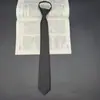 Corbata Negra Lisa Brillante de 5 cm Estilo Coreano para Camisas Casuales de Hombre y Moda Femenina Tendencia Corbata Estrecha Atada a Mano Estilo Preppy