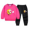 Roupa de Outono para Meninos Conjunto Sun Wukong 2025 Novo Primavera e Outono Moletom e Calça Infantil Elegante Conjunto Casual de Duas Peças