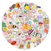 100 pegatinas lindas estilo ins para refrigerador, teléfono móvil, decoración, impermeables, creativas, de dibujos animados para niños, pegatinas DIY