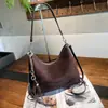 Bolso Bandolera de Gamuza Esmerilada Capa Superior Piel de Vaca para Mujer Estilo Nuevo Transfronterizo Retro Bolso de Hombro de Cuero Genuino Bolso de Mano para Viajes y Uso Diario