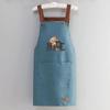 Delantal Impermeable y a Prueba de Aceite, Cocina de Cafetería, Delantal para el Hogar, Ropa de Trabajo para Jardinería, Delantal de Cocina, Una Pieza, Talla Única