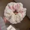 Diadema Rosa de Oso Dulce y Linda Diseño de Nicho Elegante Estilo Coreano Tocado Accesorios para el Cabello Cola de Caballo Elegante de Moda para Mujeres