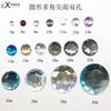 Ventas Directas de Fábrica Punta de Taladro de Acrílico de Taiwán Redonda Biselada Doble Agujero Taladro Cosido a Mano Accesorios de Joyería DIY