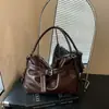 Bolso de Axila para Mujer 2026 Nuevo Otoño Vintage Bolso Tote para Viajes Diarios Gran Capacidad Bolso de Hombro Versátil Bolso Cruzado