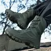 Outono Inverno Comércio Exterior Amazon Botas Martin Botas Táticas Outdoor de Acampamento Masculinas Tamanho Grande 47 Sapatos de Caminhada Masculinos