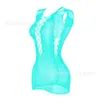 Nueva Falda de Malla Divertida Europea y Americana Comercio Exterior Malla Hueca Sexy Falda de Malla de una Pieza Falda de Cadera w092