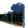 Luz de Jardín de Perfil de Aluminio de 3m Luz Solar para Exteriores para Paisajismo Luz de Calle LED para Jardín Luz para Camino de Paisajismo en Villa Comunitaria