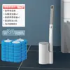 Nova Escova de Vaso Sanitário Descartável para Uso Doméstico, Sem Cantos Mortos, Cabeça de Reposição Montada na Parede, Escova de Limpeza para Banheiro