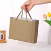 Sacolas de Papel Kraft, Sacolas de Presente, Sacolas de Embalagem de Presente de Aniversário com Múltiplas Especificações, Podem Ser Impressas com Logo, Sacolas de Embalagem para Roupas