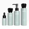 Garrafas Plásticas Espessas Personalizadas de PETG 30ml Garrafas Redondas 100ml 150ml Garrafas para Creme Facial Essência Loção Garrafas Cosméticas