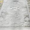 Torneira spray para escultura em pedra pingente de relevo em parede de mármore branco parede de sombra de ardósia de pátio saída de lago de peixes fonte de cabeça de animal