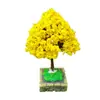 Mini árbol verde, cerezo, modelo, microadornos paisajísticos, rocalla, bonsái, paisajismo, mesa de arena, material de bricolaje
