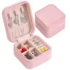 Fábrica en stock suministro directo en stock cremallera almacenamiento de joyas caja de joyería pequeña tachuelas pendientes anillo caja de almacenamiento de joyas