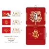 Calendario Doble Nuevo 2026 de Alta Gama para Arrancar, Calendario Chino Tradicional con Carácter de Bendición Tridimensional, Estilo Chino para Colgar en la Pared, Regalo